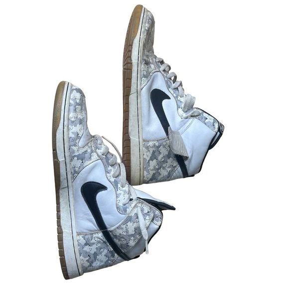 2006 Nike Dunk High Snow Camo White 11 - Picture 4 of 5